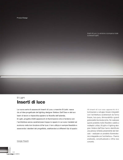 Luce e design